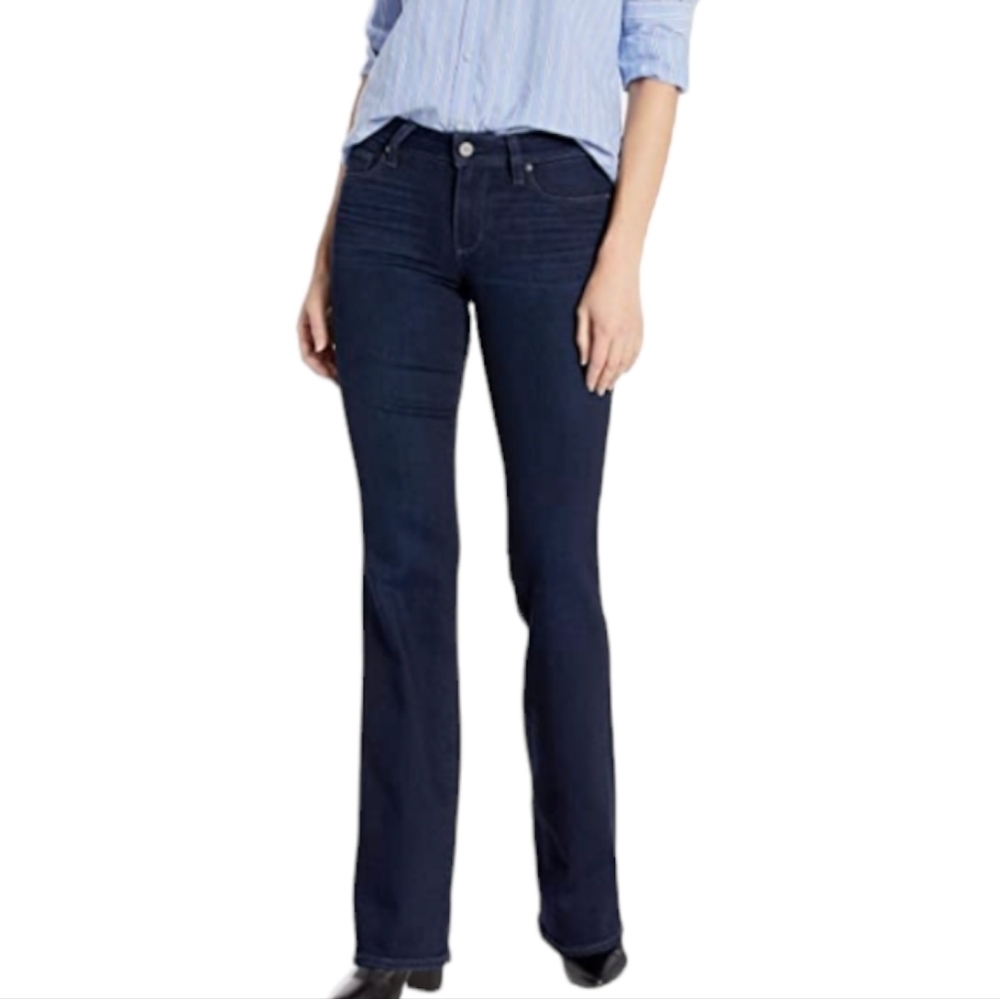 Paige Skyline Boot Cut, Size 25 Dark Wash Stretch USA